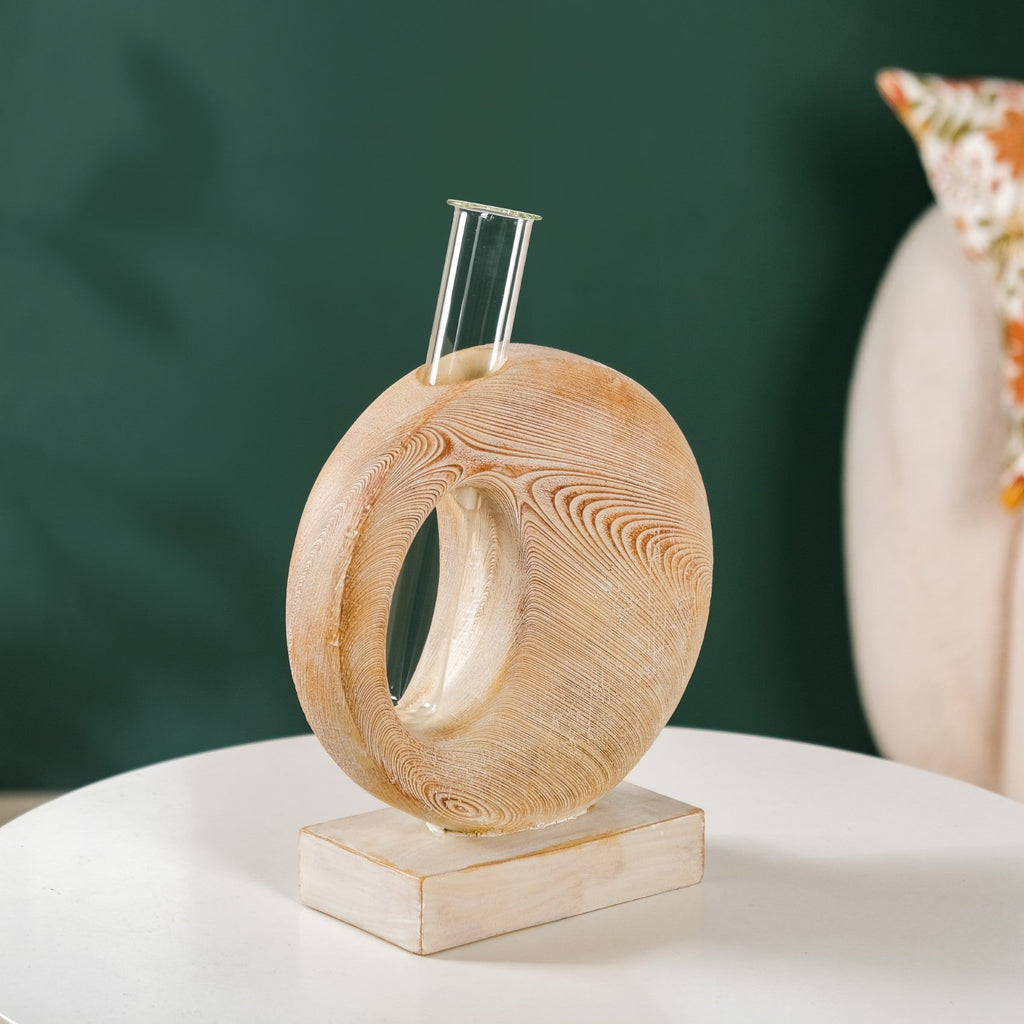Contemporary Test Tube Showpiece Vase Decor Nestasia