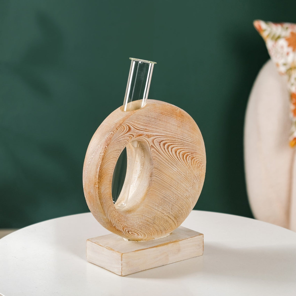 Contemporary Test Tube Showpiece Vase Decor Nestasia