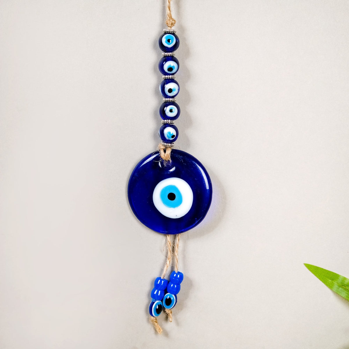 Glass Evil Eye Pendant Wall Hanging Nestasia