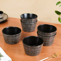 Kuro Ceramic Serving Bowl Set Of 6 600ml Nestasia
