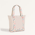 Summer Meadow Large Canvas Zipper Tote Bag Nestasia