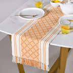 Sunloom Textured Cotton Runner With Fringes 180x33cm Nestasia