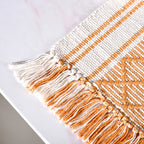 Sunloom Textured Cotton Runner With Fringes 180x33cm Nestasia