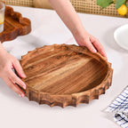 Sunshine Acacia Wood Lazy Susan 5 Inch Nestasia