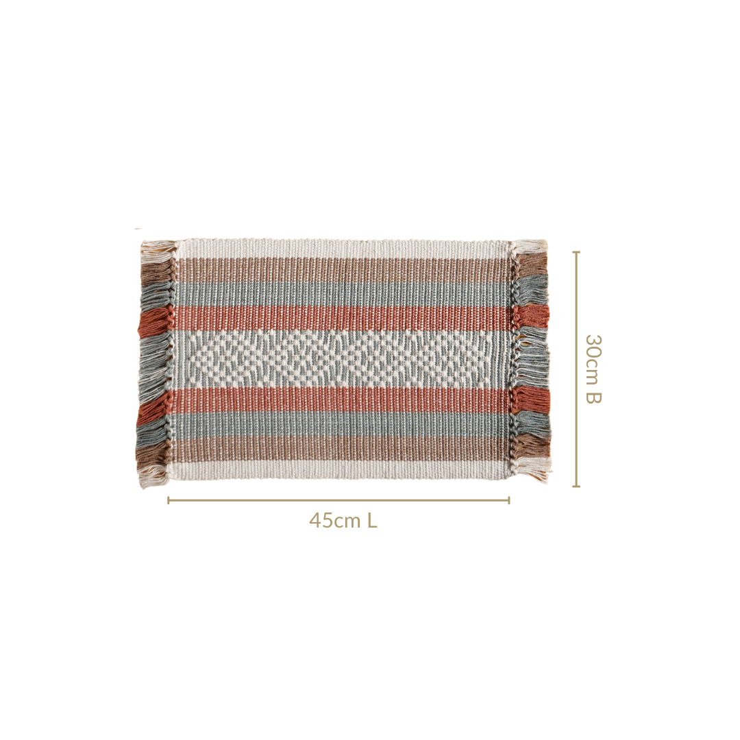 Sustainable Cotton Placemat Set Of 6 Nestasia