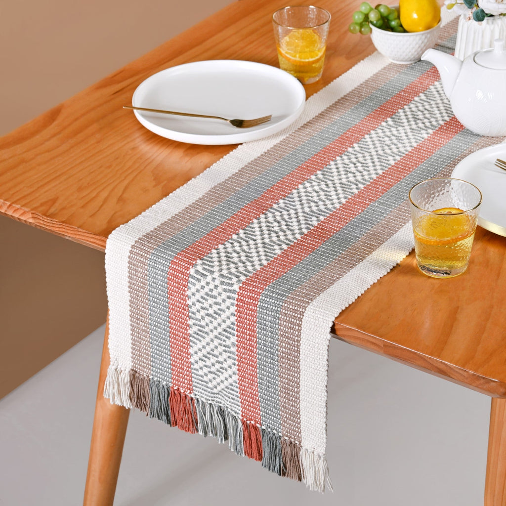 Sustainable Cotton Runner 180x33cm Nestasia
