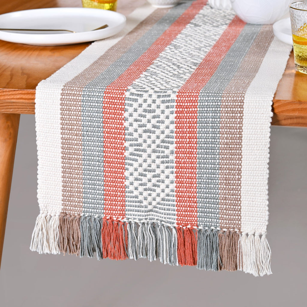 Sustainable Cotton Runner 180x33cm Nestasia