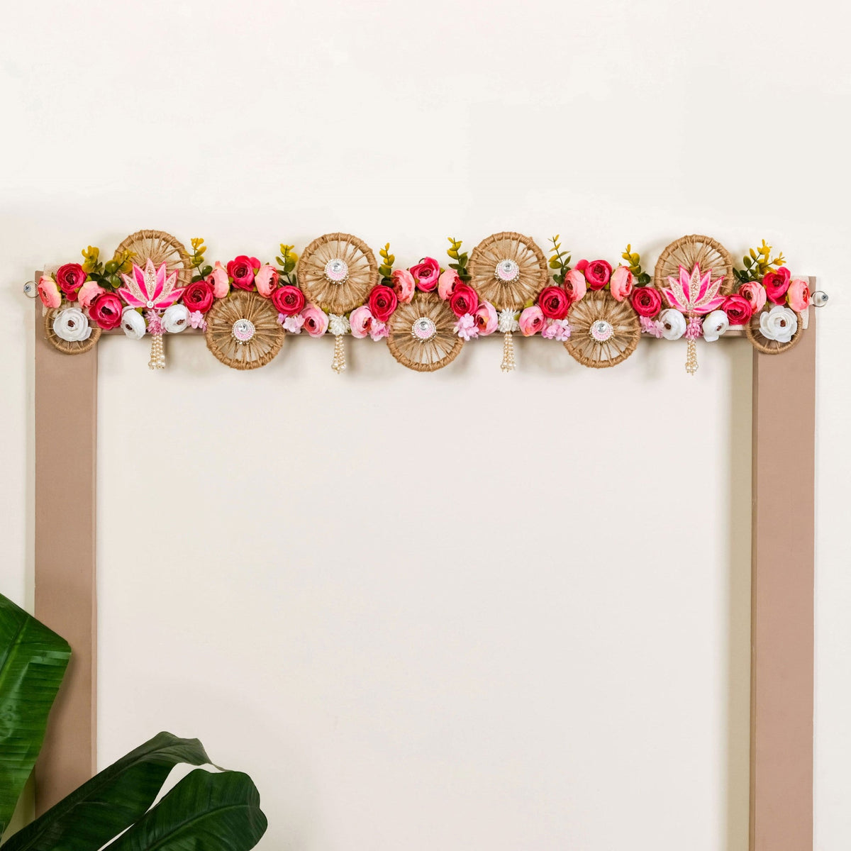 Sustainable Floral Pop Toran For Decoration Nestasia
