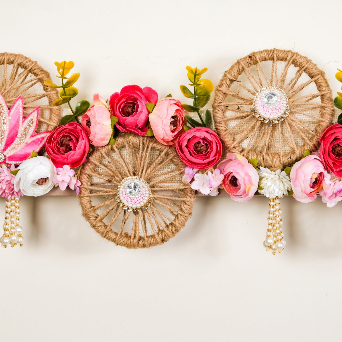 Sustainable Floral Pop Toran For Decoration Nestasia
