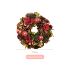 Scarlet Winter Wreath For Seasonal Wall Decor Nestasia