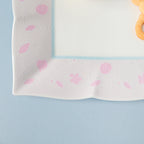 Riona Ceramic Platter White And Pink 9 Inch Nestasia