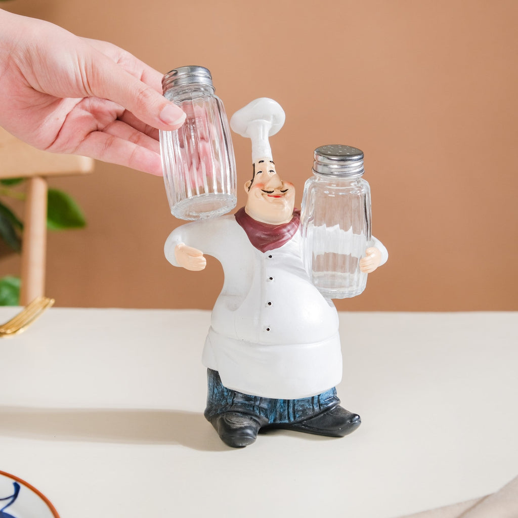 Table Chef With Salt And Pepper Shaker Nestasia