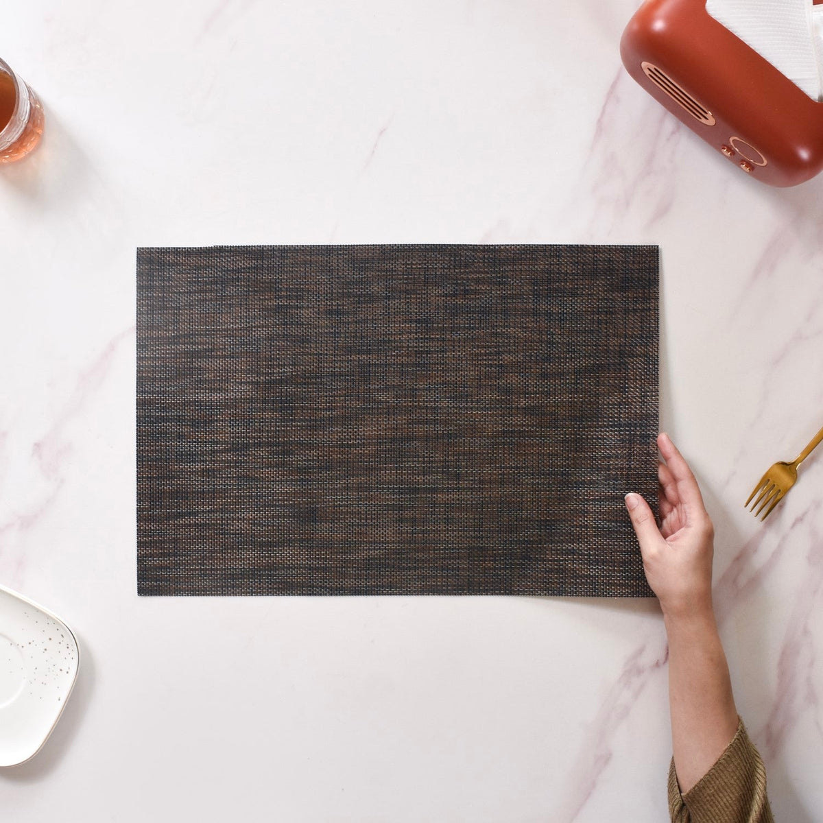 Textured Anti Skid Table Mat Set Of 6 Nestasia