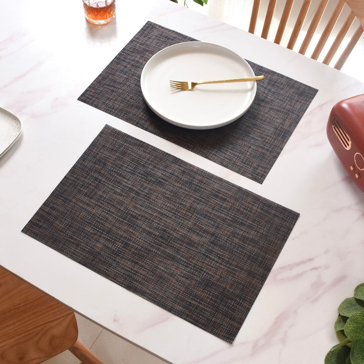 Textured Anti Skid Table Mat Set Of 6 Nestasia
