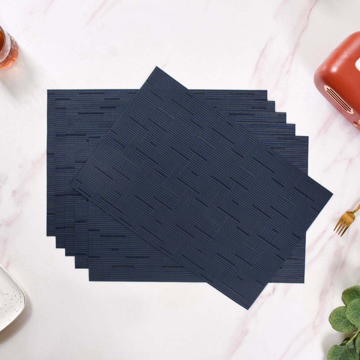 Woven Waterproof Placemat Set Of 6 Nestasia