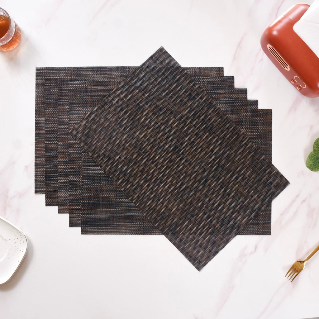 Textured Anti Skid Table Mat Set Of 6 Nestasia