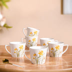 Daffodil Delight Tea Cup Set Of 6 150ml Nestasia