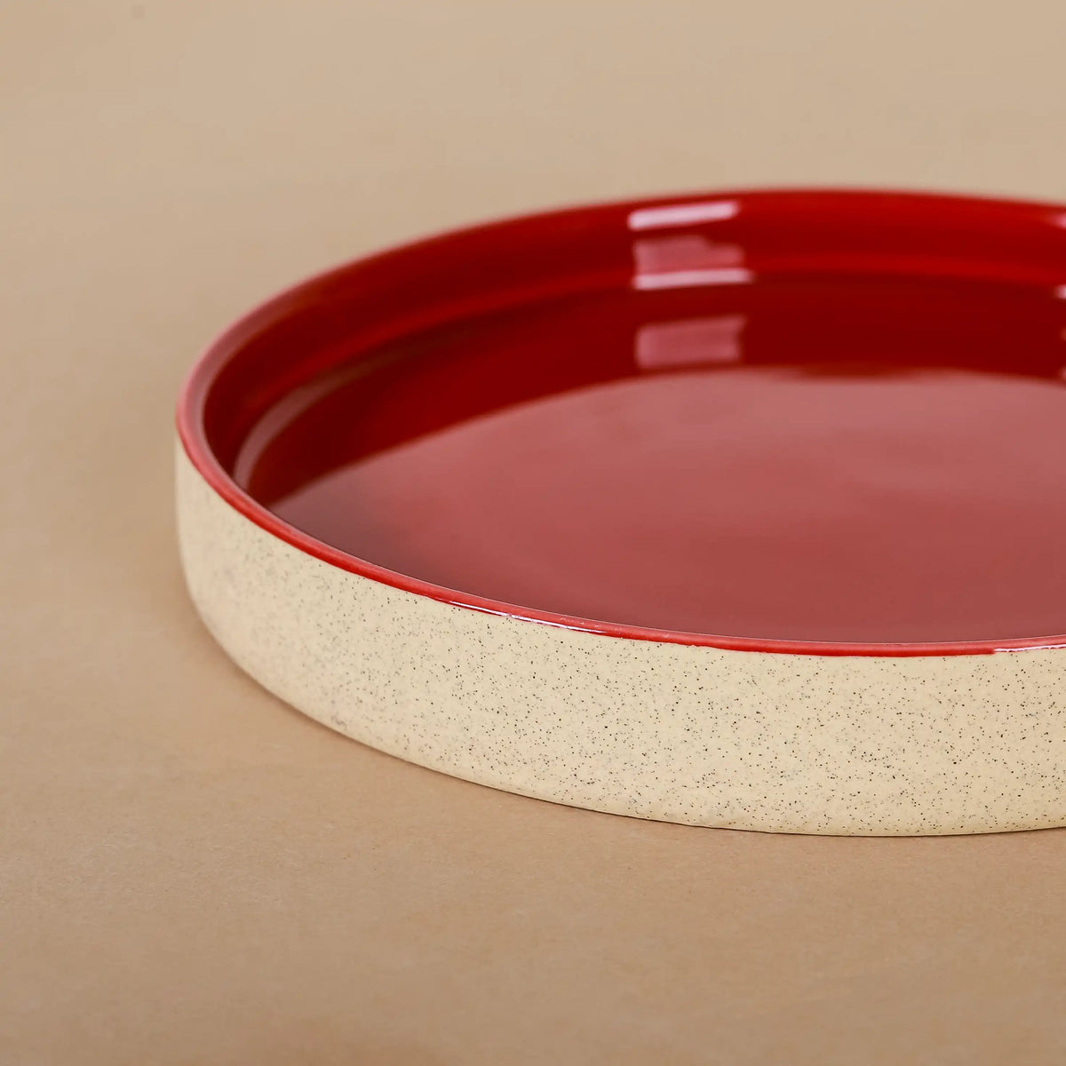 Chic Minimalist Tea Cup And Saucer Set Of 6 Maroon 100ml Nestasia