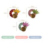 Decorative Festive Tealight Candle Holder Set of 9 Nestasia