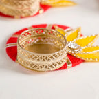 Decorative Festive Tealight Candle Holder Set of 9 Nestasia