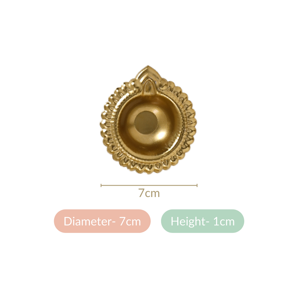 Decorative Tea Light Holder Gold Metal Reusable Set Of 11 Nestasia