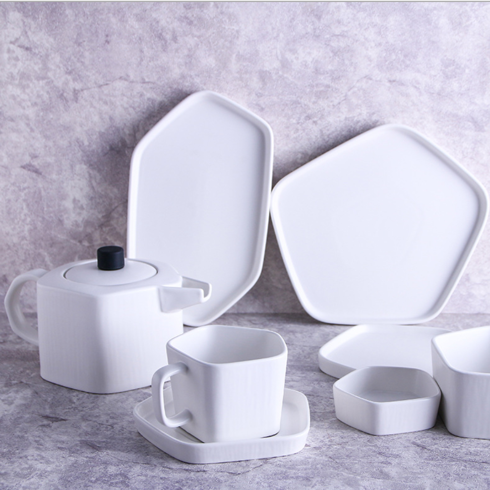 GEOMETRIC Pentagon Tea Pot Nestasia