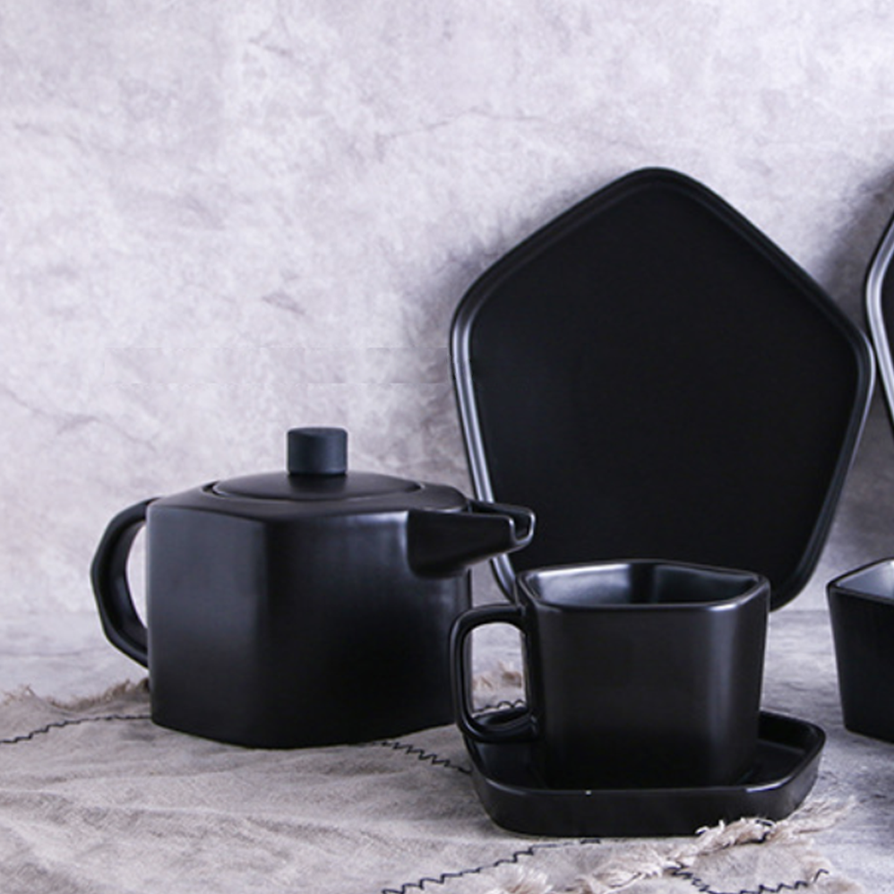 GEOMETRIC Pentagon Tea Pot Nestasia