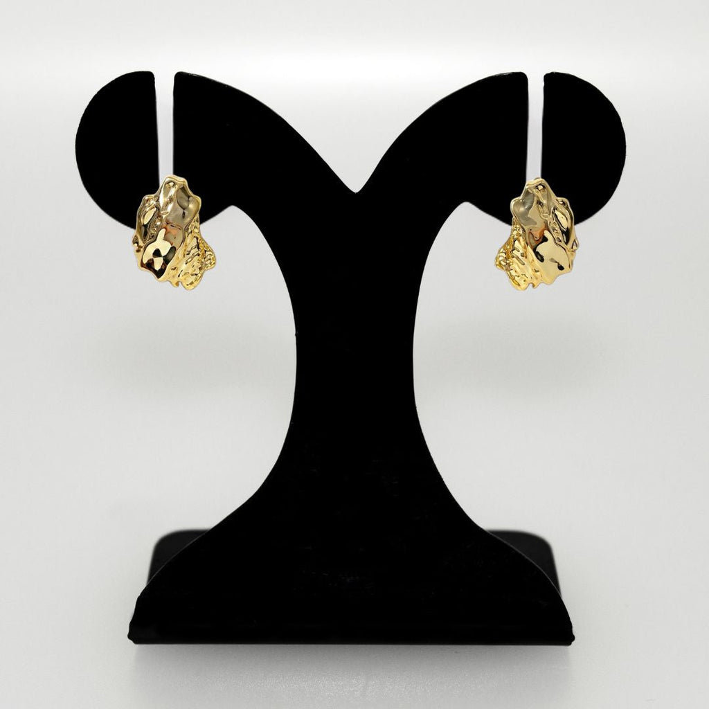 Terra Stud Earrings Gold Nestasia