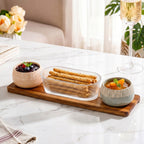 Terra Trio Snack Serving Platter Set Of 4 Nestasia