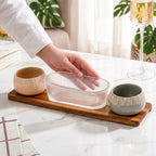 Terra Trio Snack Serving Platter Set Of 4 Nestasia