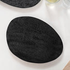 Large Natural Mango Wood Platter Black Nestasia