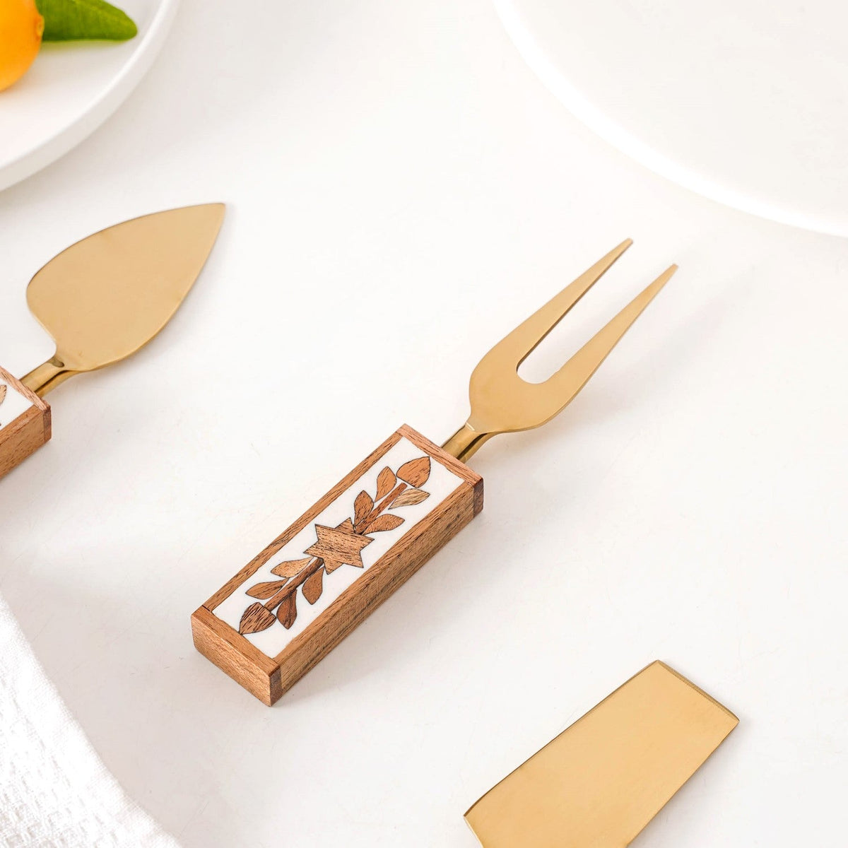 Set Of 3 Gourmet Cheese Knives Nestasia