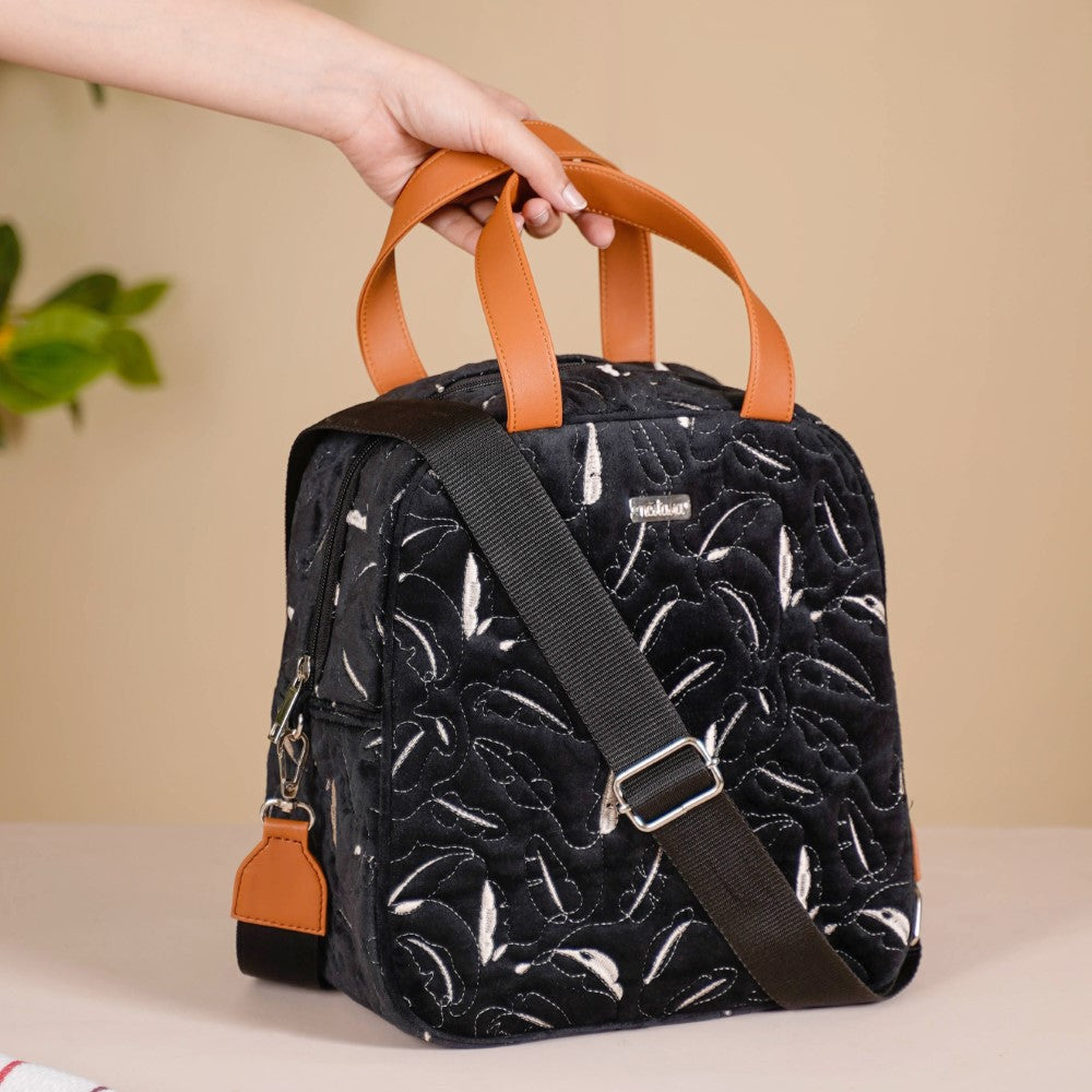 Thermal Insulated Lunch Bag Black Nestasia