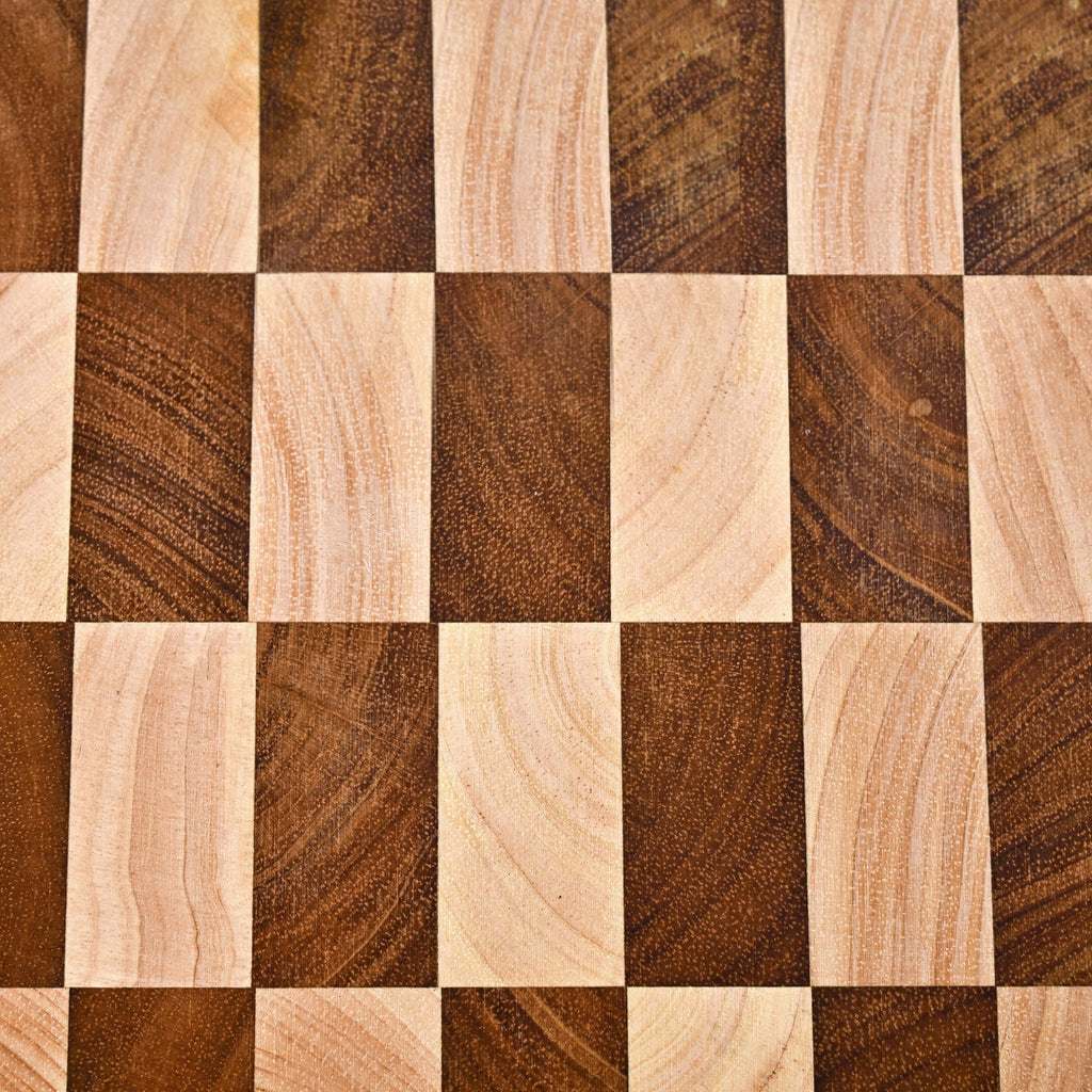 Checkered Wooden Thick Chopping Board Nestasia