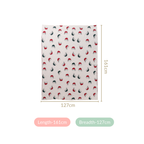 Santa Hat Christmas Sofa Throw Blanket Nestasia