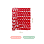 Reversible Style Christmas Tree Throw Blanket Red Nestasia