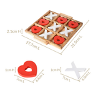 Hearts Tic Tac Toe Party Game Nestasia