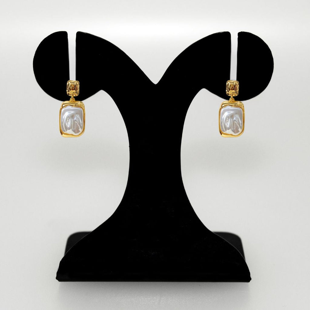 Tidal Bliss Earrings Gold Nestasia