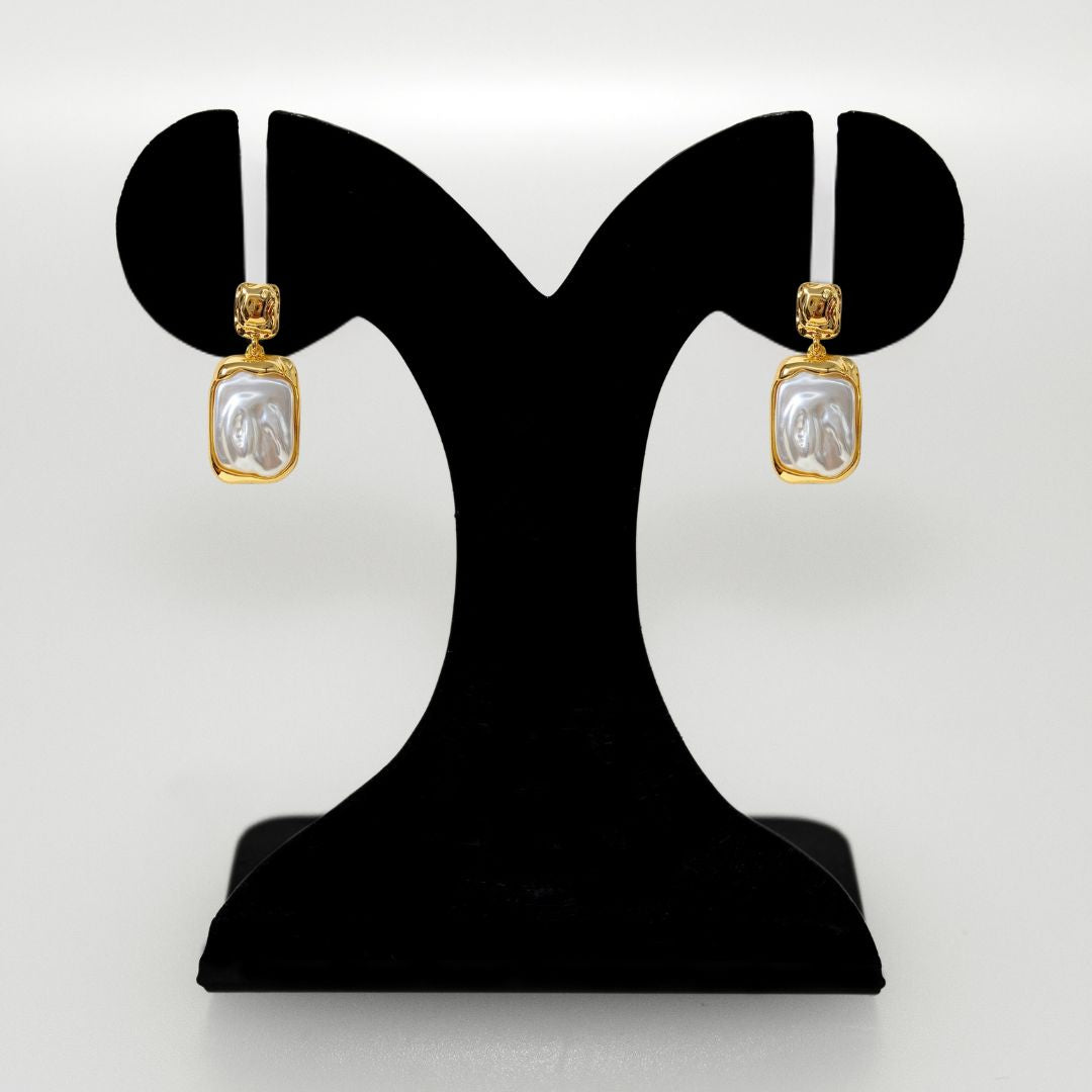 Tidal Bliss Earrings Gold Nestasia
