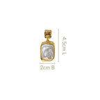 Tidal Bliss Earrings Gold Nestasia