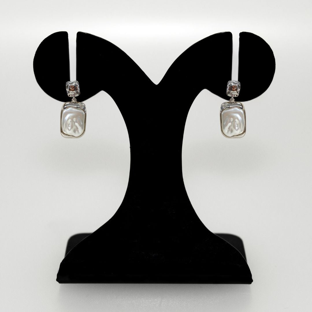 Tidal Bliss Earrings Silver Nestasia