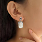 Tidal Bliss Earrings Silver Nestasia