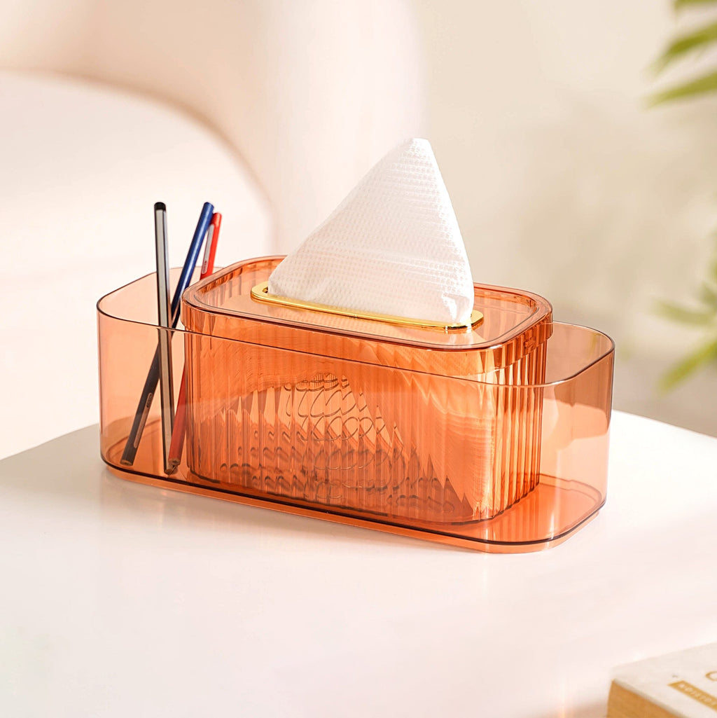 Tissue Paper Holder With Organizer Amber Nestasia