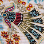 Ethnic Bloom Quilted Cotton Bedcover 250x230cm Nestasia