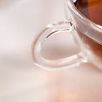 Cafe Style Glass Double Wall Tea Coffee Cup Set Of 4 190ml Nestasia