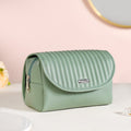 Multicompartment Travel Makeup Pouch Mint Green Nestasia