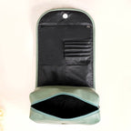 Multicompartment Travel Makeup Pouch Mint Green Nestasia