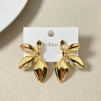 Tropical Grace Earrings Gold Nestasia