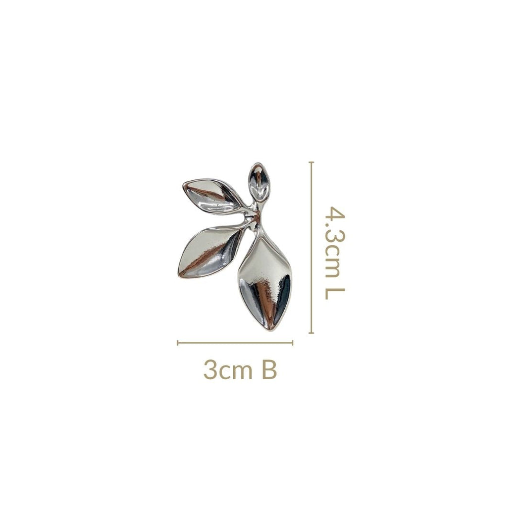 Tropical Grace Earrings Silver Nestasia