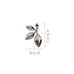 Tropical Grace Earrings Silver Nestasia